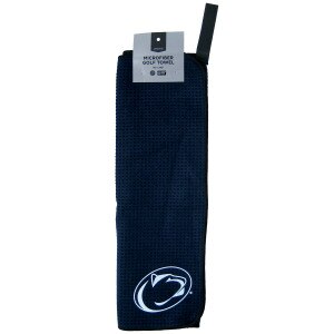 navy golf towel with Penn State Athletic Logo